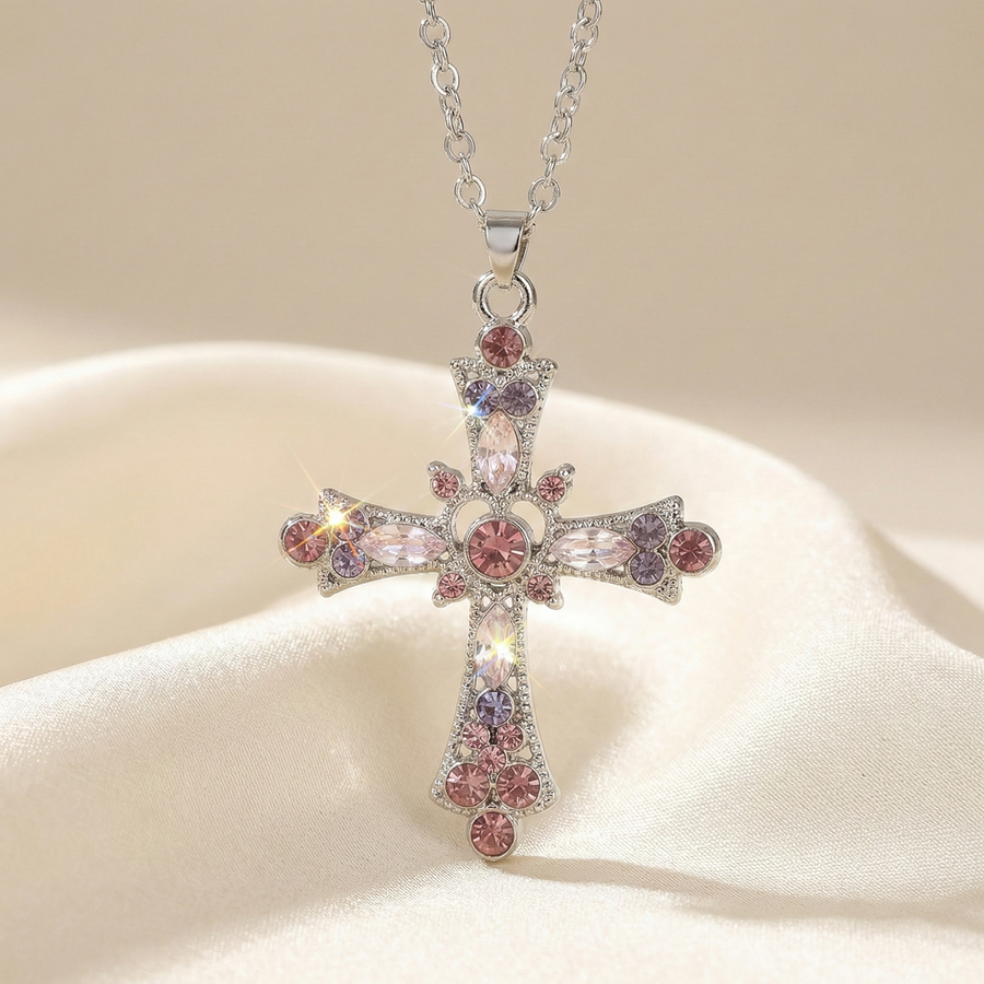 Handmade Grace Cross Necklace
